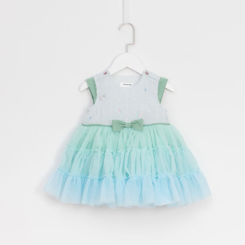 Rainforest princess baby gauze dress - ชุดทั้งตัว - ผ้าฝ้าย/ผ้าลินิน 