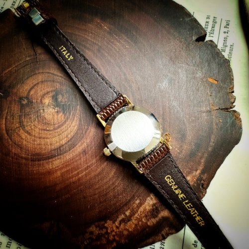 1970年代 OMEGA DE VILLE BR ブラウン 機械式時計 - ショップ