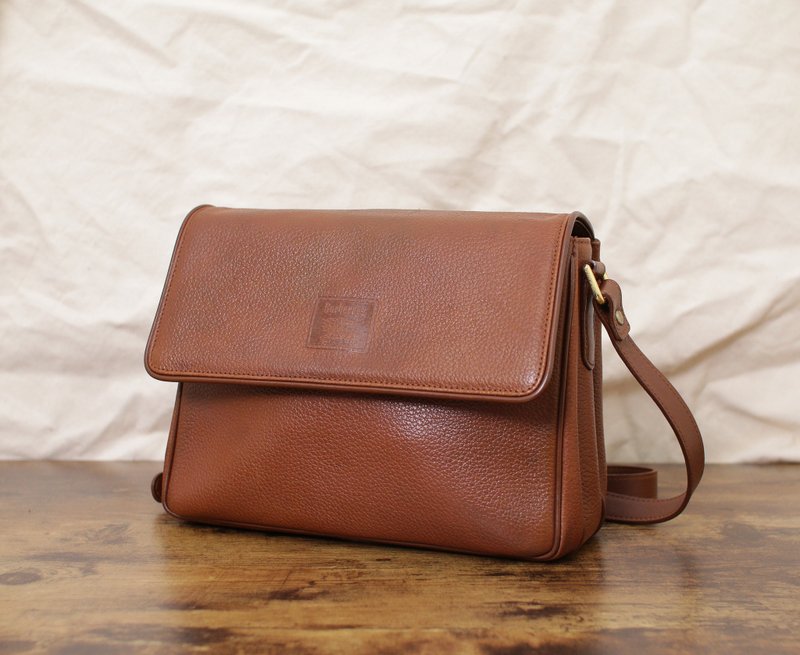 Back to Green:: 經典復古Burberry bg-06 vintage bag - 側背包/斜背包 - 真皮 