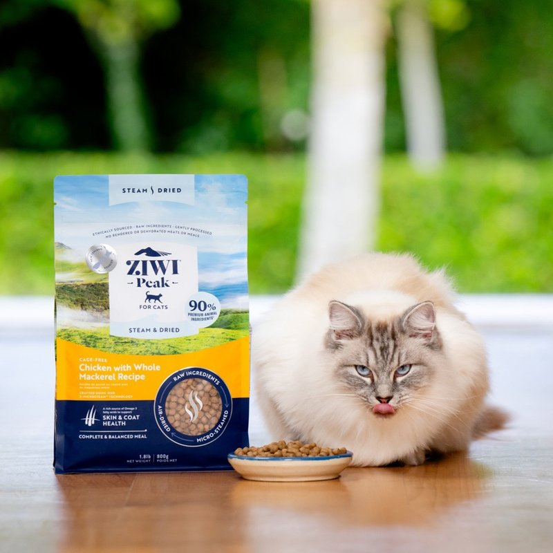 [Cat Staple Food] ZIWI Peak Chicken and Mackerel Flavor Slightly Steamed Series Cat Food Cat Food - Dry/Canned/Fresh Food - Fresh Ingredients 