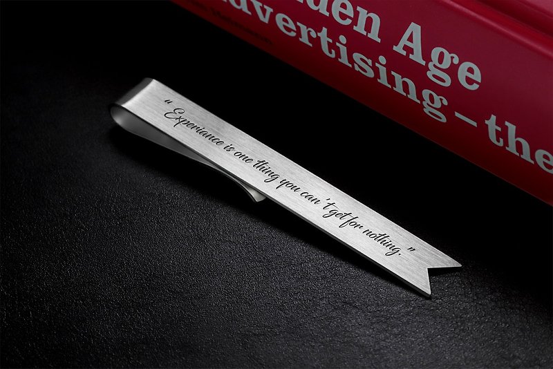 Personalized Bookmark - Engraved Bookmark - Quote bookmark - ที่คั่นหนังสือ - เงินแท้ สีเงิน