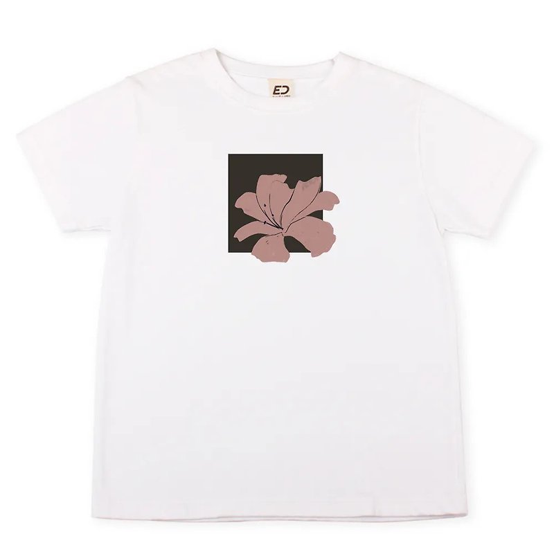 Order-[Autumn Carving] Short T/Women's Top/Men's T-Shirt/T-Shirt/Couple's T-shirt - Women's T-Shirts - Cotton & Hemp White