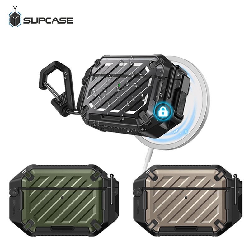 SUPCASE Airpods Pro 3(2025) 防水硬殼保護殼 - AirPods/耳機保護套 - 塑膠 多色