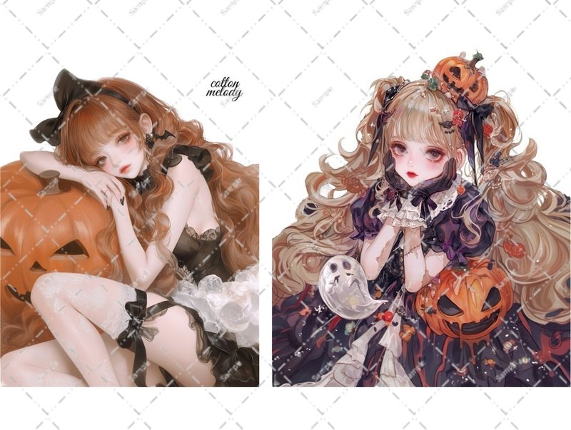 original sticker no.7129 人物ステッカー オリジナルステッカー 人物ステッカー 女の子ステッカー オリジナル人物ステッカー - 貼紙 - 紙 