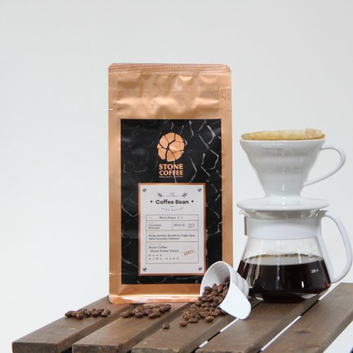 STONE COFFEE 醇石咖啡│咖啡豆│焙力釋放│混合風味│中焙│220克