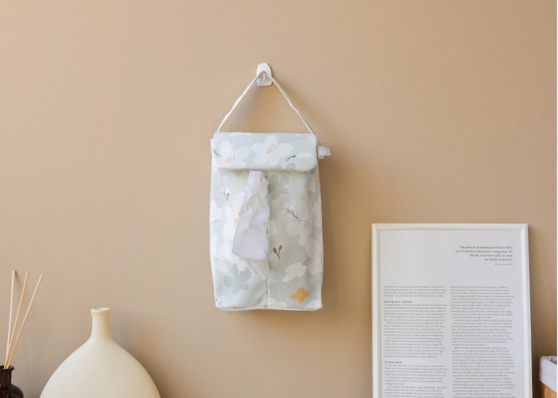【Oil Tung Flower-Hanging Toilet Paper Cover】Hanging Detachable / Car / Camping - กล่องทิชชู่ - เส้นใยสังเคราะห์ สีเทา