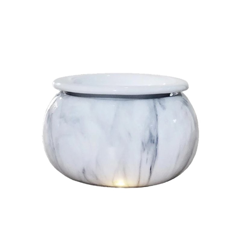 Timing constant temperature diffuser Stone(marble) - Fragrances - Pottery White