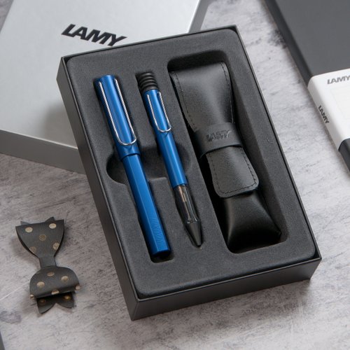LAMY TAIWAN 官方旗艦館 LAMY 雙入筆套禮盒 (原子筆+鋼珠筆) / Al star 恆星系列 - 多色