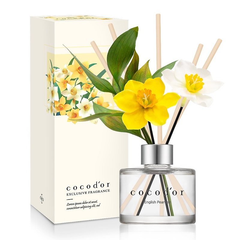 [Spring Limited Edition] cocodor-daffodil immortalized leaf style diffuser bottle 120ml (short-term special offer) - Fragrances - Glass Yellow