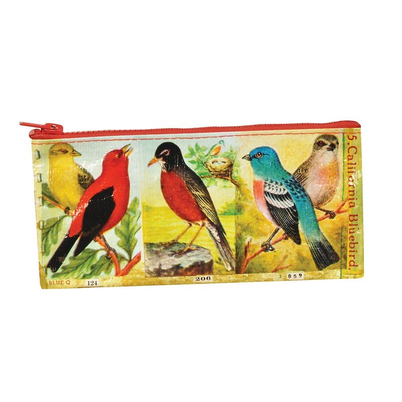 Blue Q 筆袋 - Birds 鳥 - 鉛筆盒/筆袋 - 聚酯纖維 透明