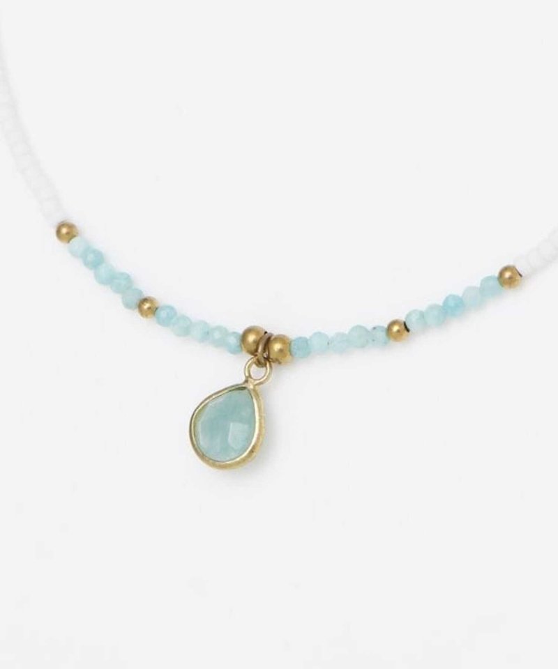 [Popular pre-order] Thai Gemstone bead necklace amulet lucky charm (5 colors) TXXZ462 - สร้อยคอ - วัสดุอื่นๆ 