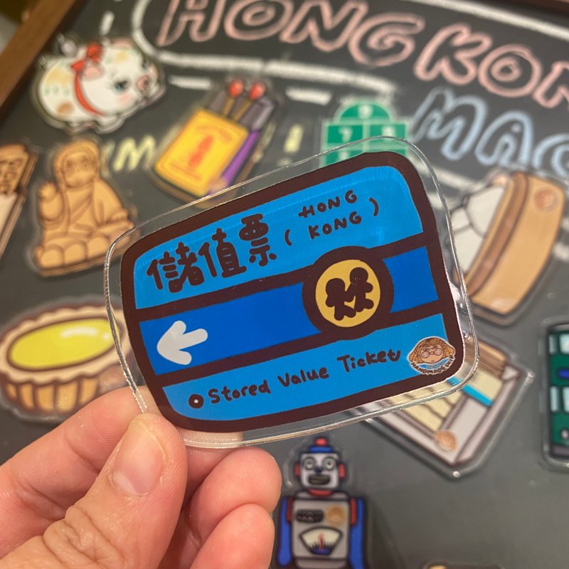 交通系ICカード型マグネット - マグネット - プラスチック 