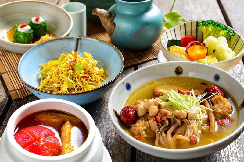 竹里館 x Pinkoi | 麻油猴菇麵線 單人定食 | 蔬食體驗 - 烘焙/烹飪/料理 - 新鮮食材 