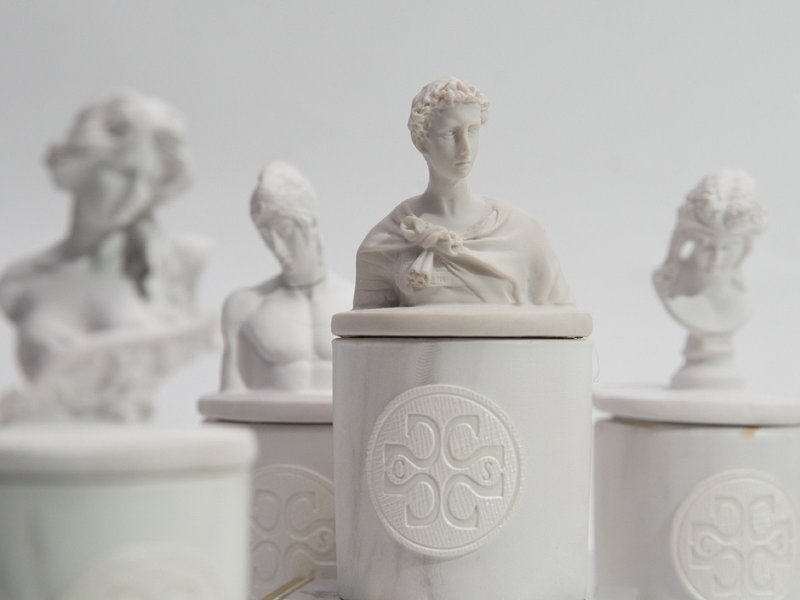 Scented Candles | St. George | Cosmic Speculation - Candles & Candle Holders - Porcelain White