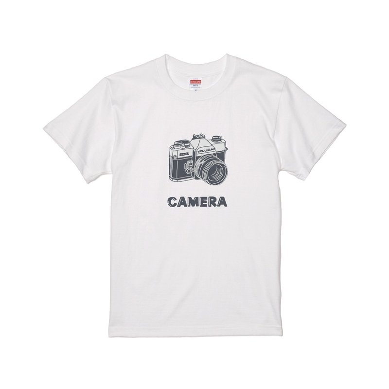 底片相機 T恤 | Camera T-shirt | 菲林|イラスト| A022 - 男 T 恤 - 棉．麻 多色