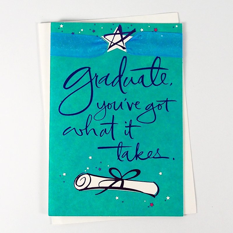 Get your graduation certificate on the day you will never forget [Hallmark-Card Graduation Season] - การ์ด/โปสการ์ด - กระดาษ หลากหลายสี