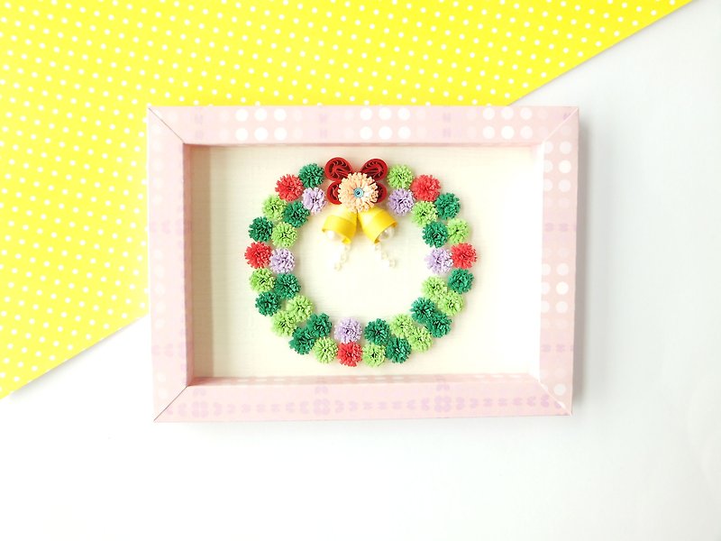 Handmade decorations-Christmas wreaths - Items for Display - Paper Green