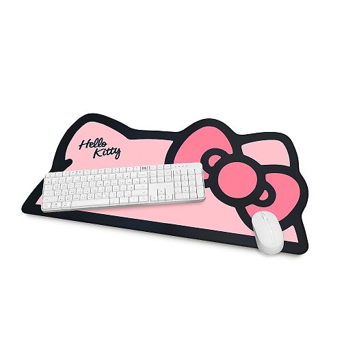 永橙.GARMMA-三麗鷗/LINE FRIENDS/蠟筆小新正式授權商 GARMMA Hello Kitty 造型滑鼠桌墊