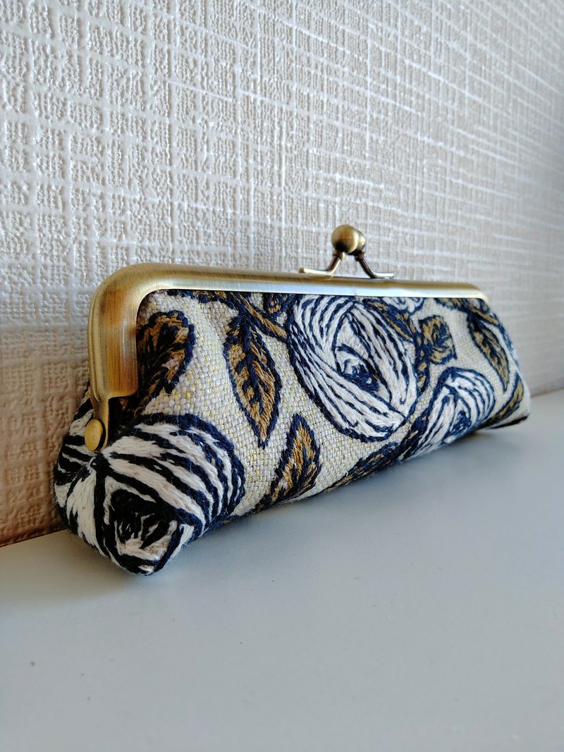 Mina Perhonen Rosy Pencil Case - Pencil Cases - Cotton & Hemp Khaki