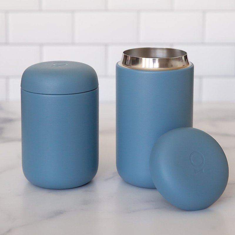 FELLOW Carter卡特陶瓷咖啡真空保溫瓶-理光藍12oz/16oz - 保溫瓶/保溫杯 - 不鏽鋼 藍色