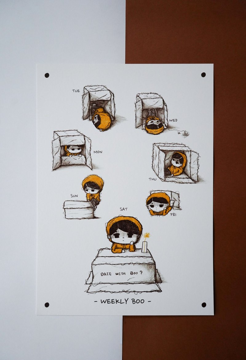 Murmurboo - Poster (Weekly Boo) - Other - Paper Orange