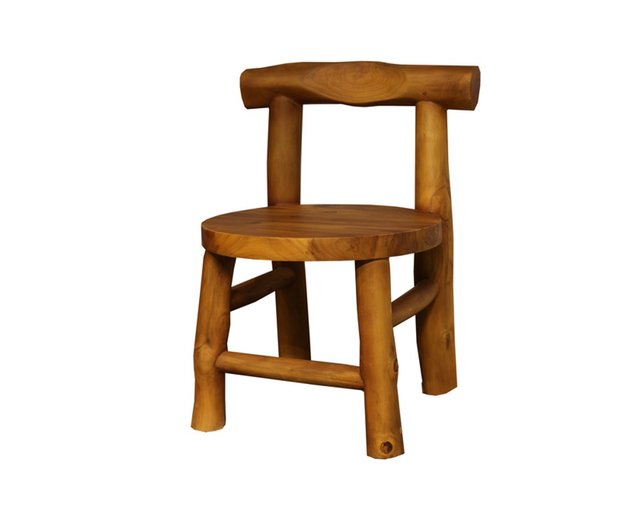 single wooden stool