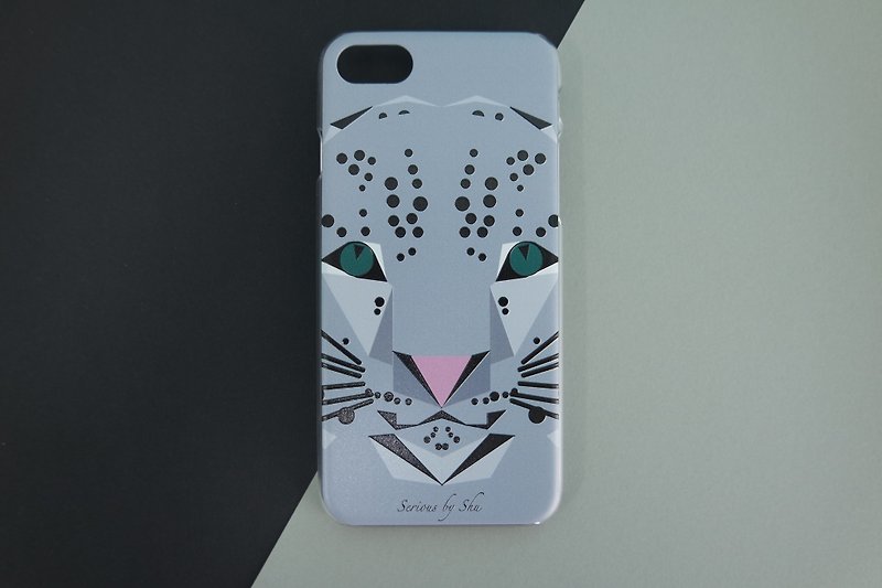 Texture Leopard Phone Case - อื่นๆ - พลาสติก สีเทา