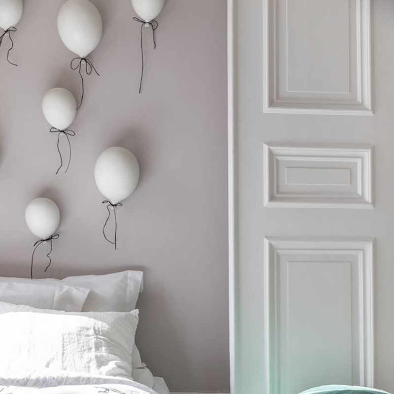 mini BYON Small Balloon-White - Wall Décor - Resin 