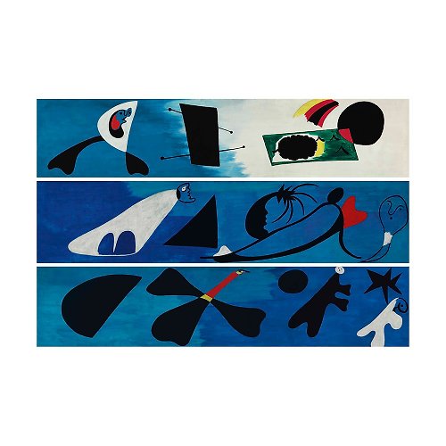 LIGHTO 光印樣 【藝術掛畫】 Joan Miro 米羅 -- 壁畫 I,壁畫 II,壁畫 III