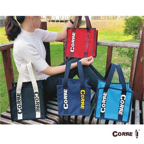 CORRE手工帆布包包 CORREANKO1036多功能輕便收納袋 藍色/黑色/紅色/土耳其藍