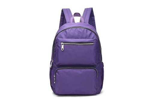 SixFish 經典大容量紫色後背包/旅行背包/學生書包-多色可選 #1024