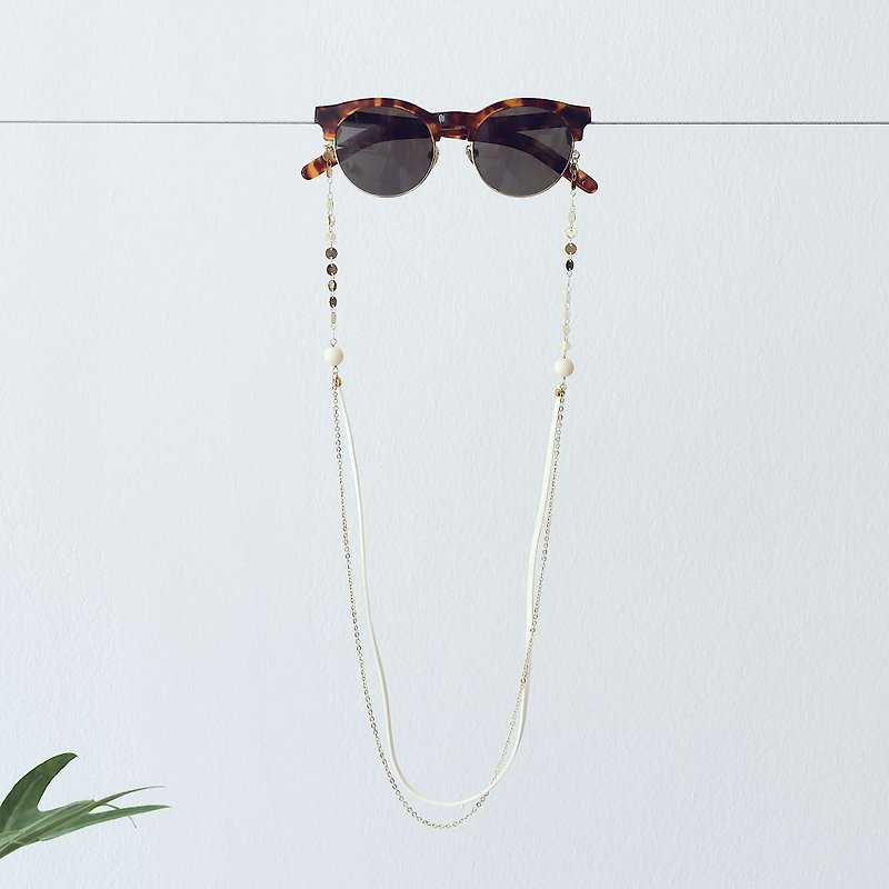 Sunglasses chain Gold Pop Stars - 眼鏡/眼鏡框 - 石頭 多色