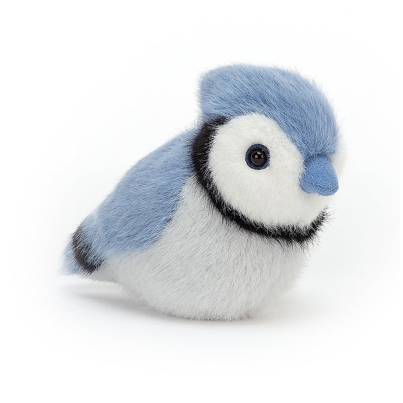 Birdling Blue Jay 飛耀小鳥-藍冠鴨 藍鳥 藍鵲 - 公仔模型 - 聚酯纖維 藍色