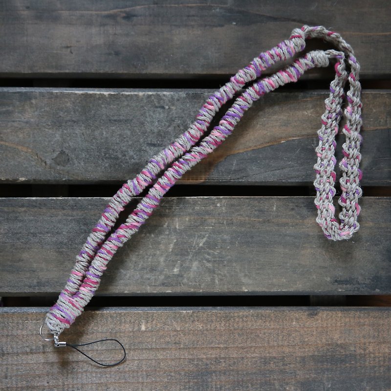 MIX hemp neck strap pink - Camera Straps & Stands - Cotton & Hemp Pink