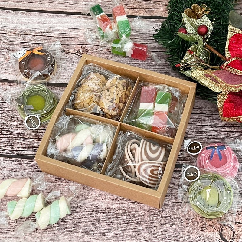 [Taiwanese Ancient Breakfast Taste] Four portable soap gifts - Soap - Plants & Flowers 