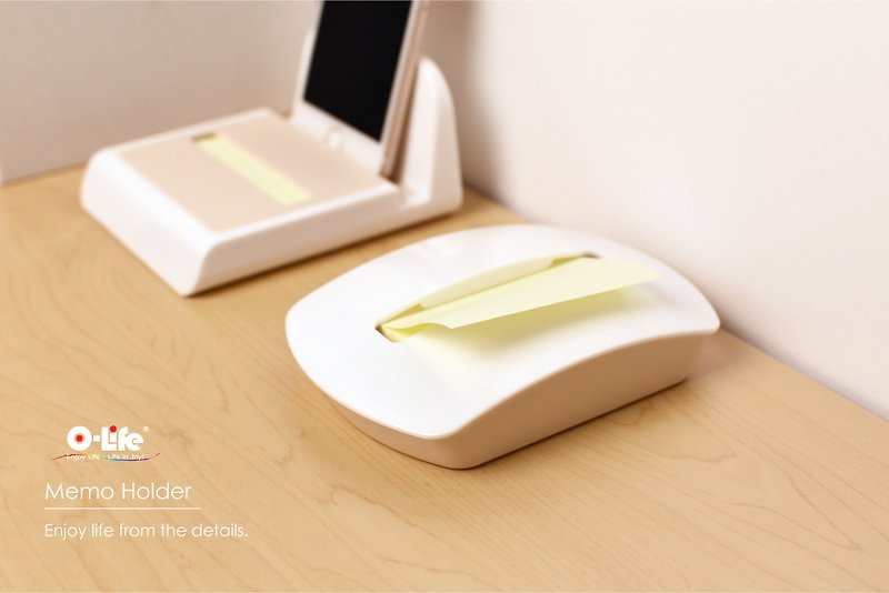 O-Life Removable Post-it Holder - Post-it notes included - กระดาษโน้ต - พลาสติก 