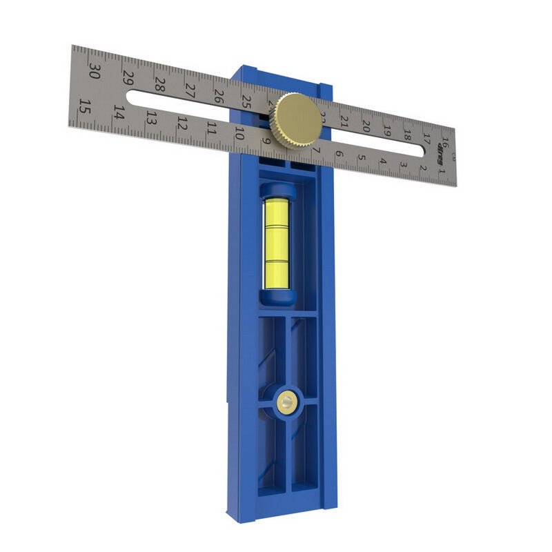 Kreg scriber scriber planning liner carpentry auxiliary tool level meter measuring level ruler - Wood, Bamboo & Paper - Other Metals Gray