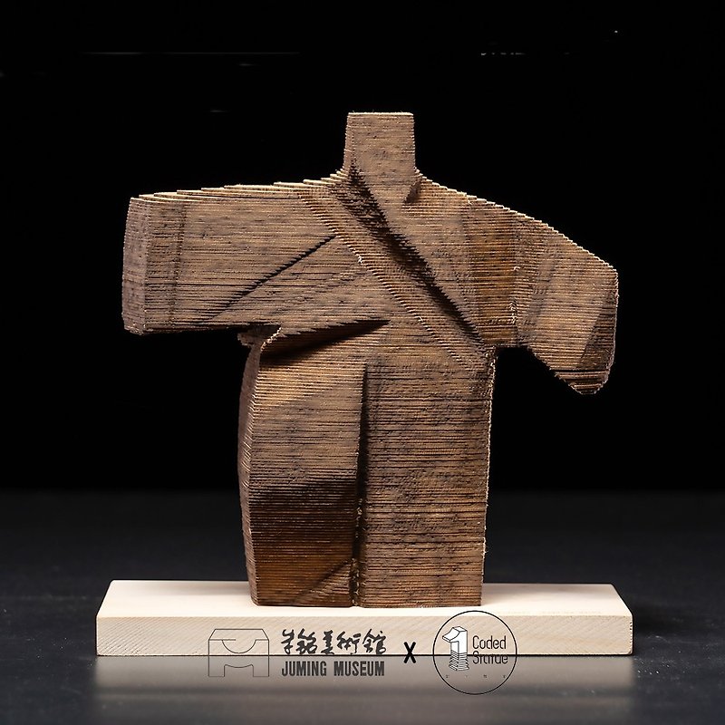 【Code Statue】Tai Chi Die Die Le 3D Puzzle Cross Hands Ju Ming Art Museum Joint Model - Wood, Bamboo & Paper - Paper 