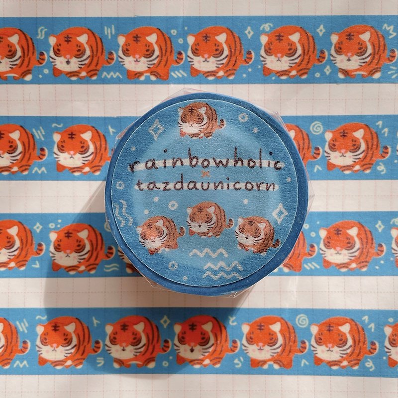 Rainbowholic x Tazdaunicorn Chubby tiger masking tape