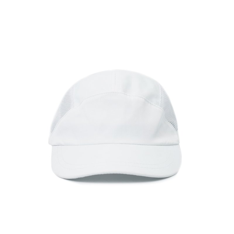 【Ionism】Five-section cap white - หมวก - ไนลอน ขาว