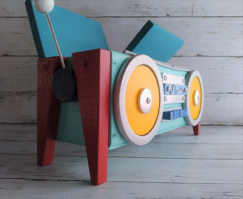 RADIO BOX - Storage - Wood Multicolor
