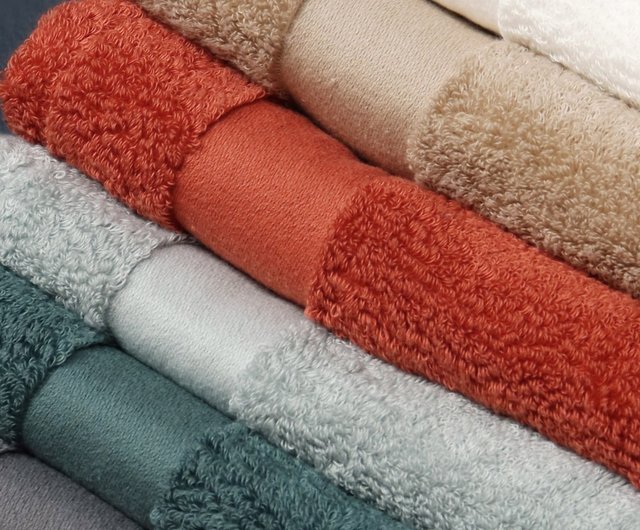 Japanese Momoyuki] Japan-made Imabari extra long cotton bath towel - 8  colors in total - Shop loveiizakka Towels - Pinkoi