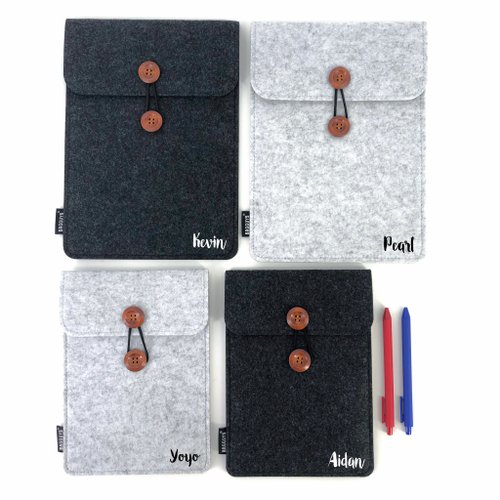 Bagguys 【自訂英文名字】毛氈iPad袋訂製(8/11吋)