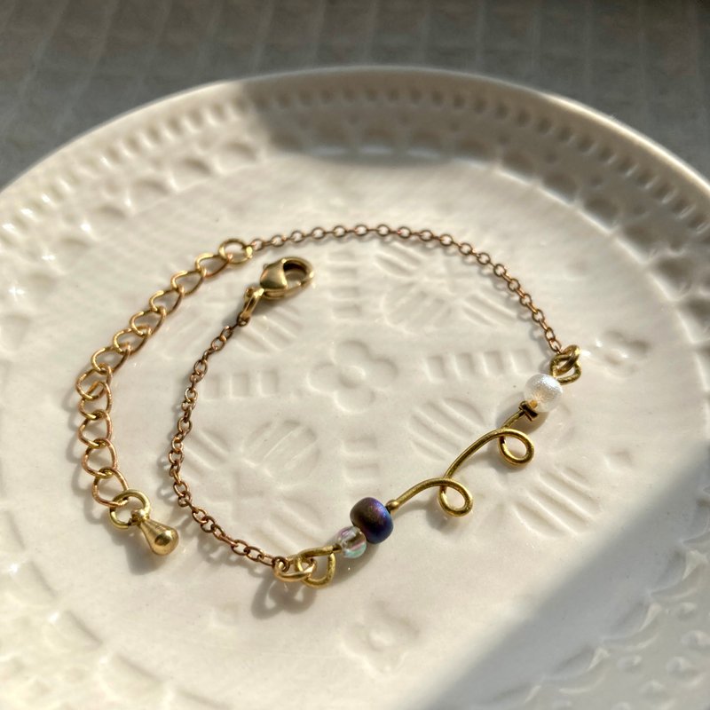 Laolin Groceries | Two roll bracelets - Bracelets - Copper & Brass Gold