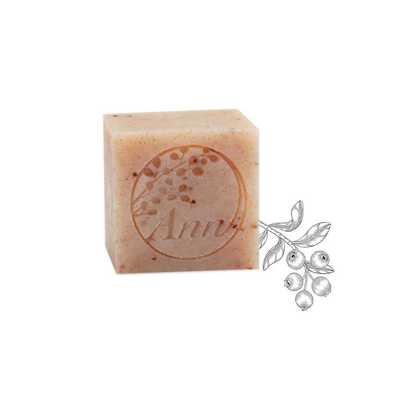 Compound Essential Oil Cleansing Soap 80g Cranberry Exfoliating