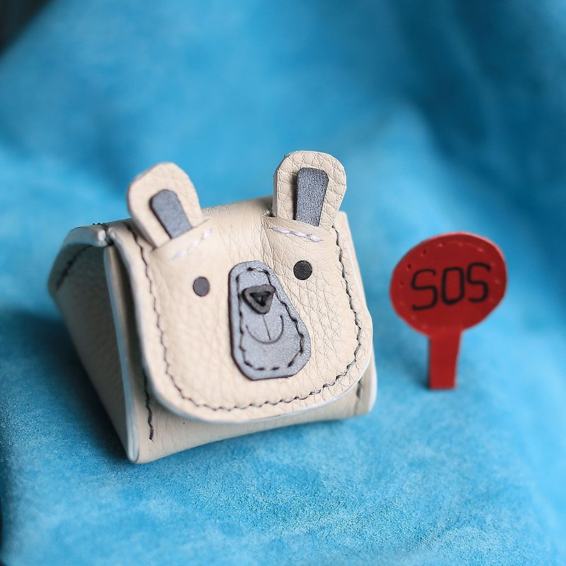 Royal rice ball polar bear animal three-dimensional coin purse