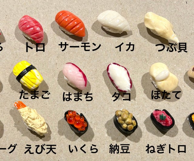 お寿司3個のせヘアピン - ショップ tommy beans ヘアアクセサリー - Pinkoi