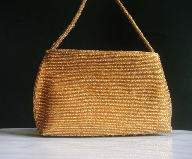 Vintage Taiwanese Handmade Lady store Bead Bags