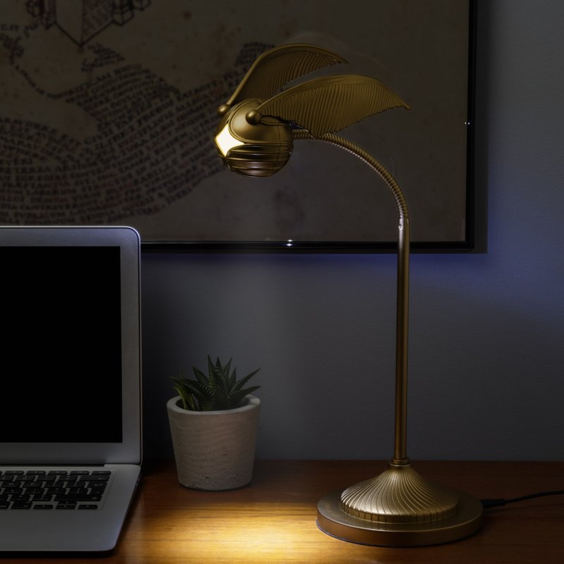 Officially licensed 40CM Golden Snitch Posable Desk Lamp - โคมไฟ - พลาสติก สีกากี