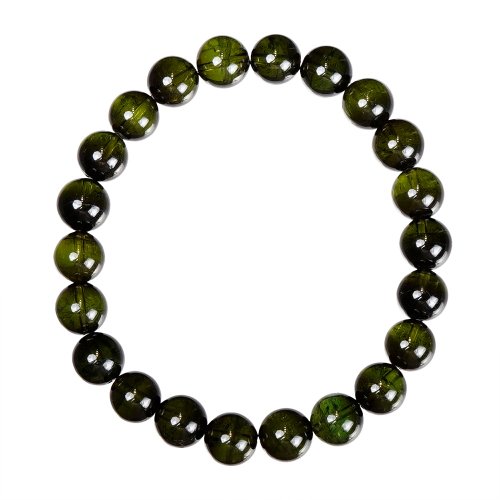 正佳珠寶 Gemsrich Jewelry 【正佳珠寶】綠碧璽 頂級冰淨綠碧璽 8.5-9mm 綠碧璽手珠